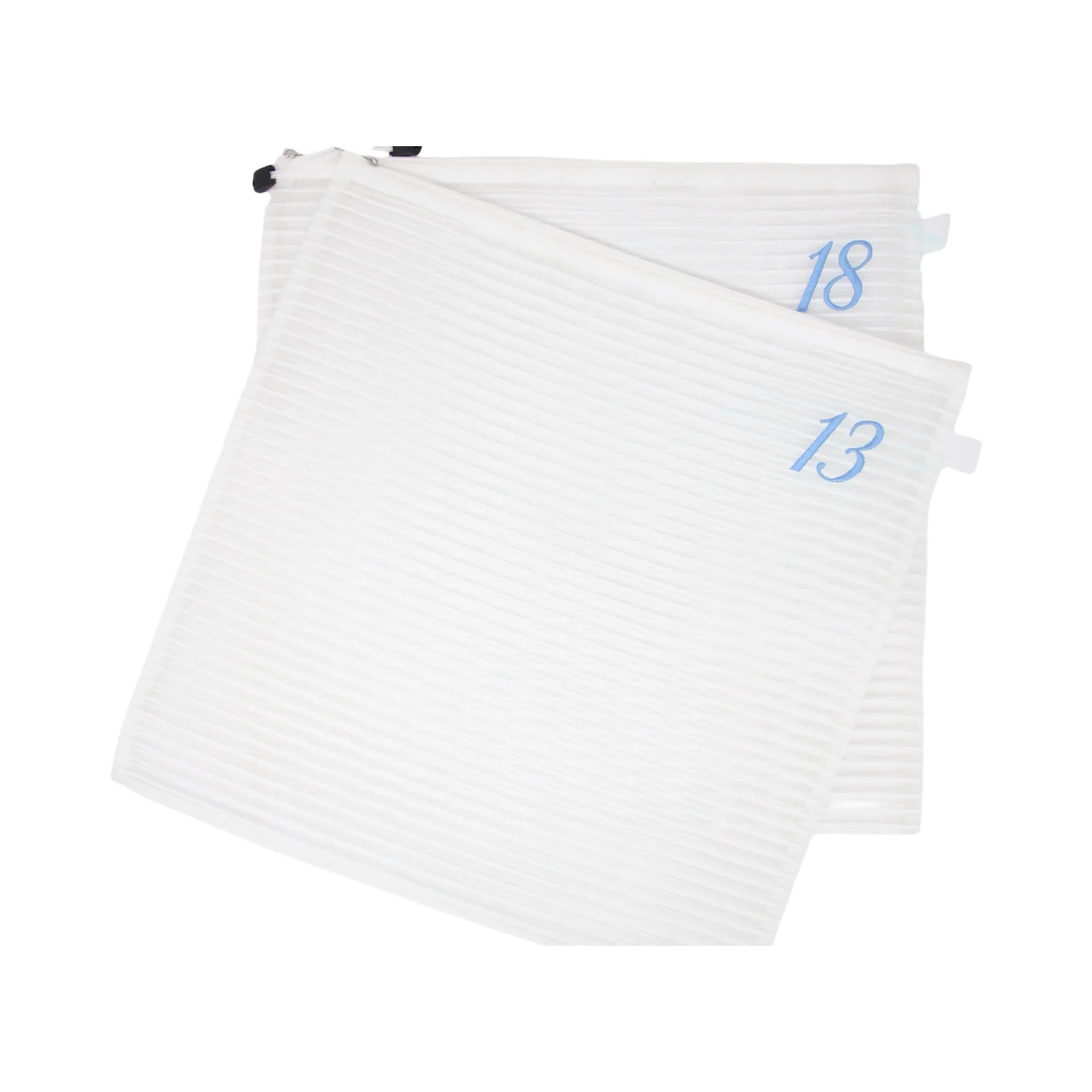 13 Mesh/18 Mesh Square Mesh Zipper Project Bag