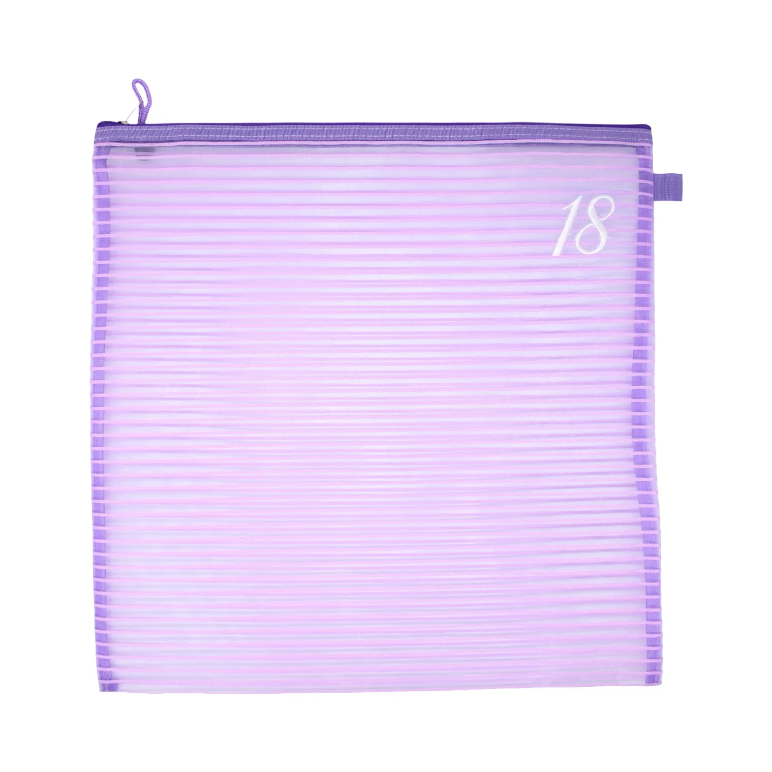 13 Mesh/18 Mesh Square Mesh Zipper Project Bag - Image 14