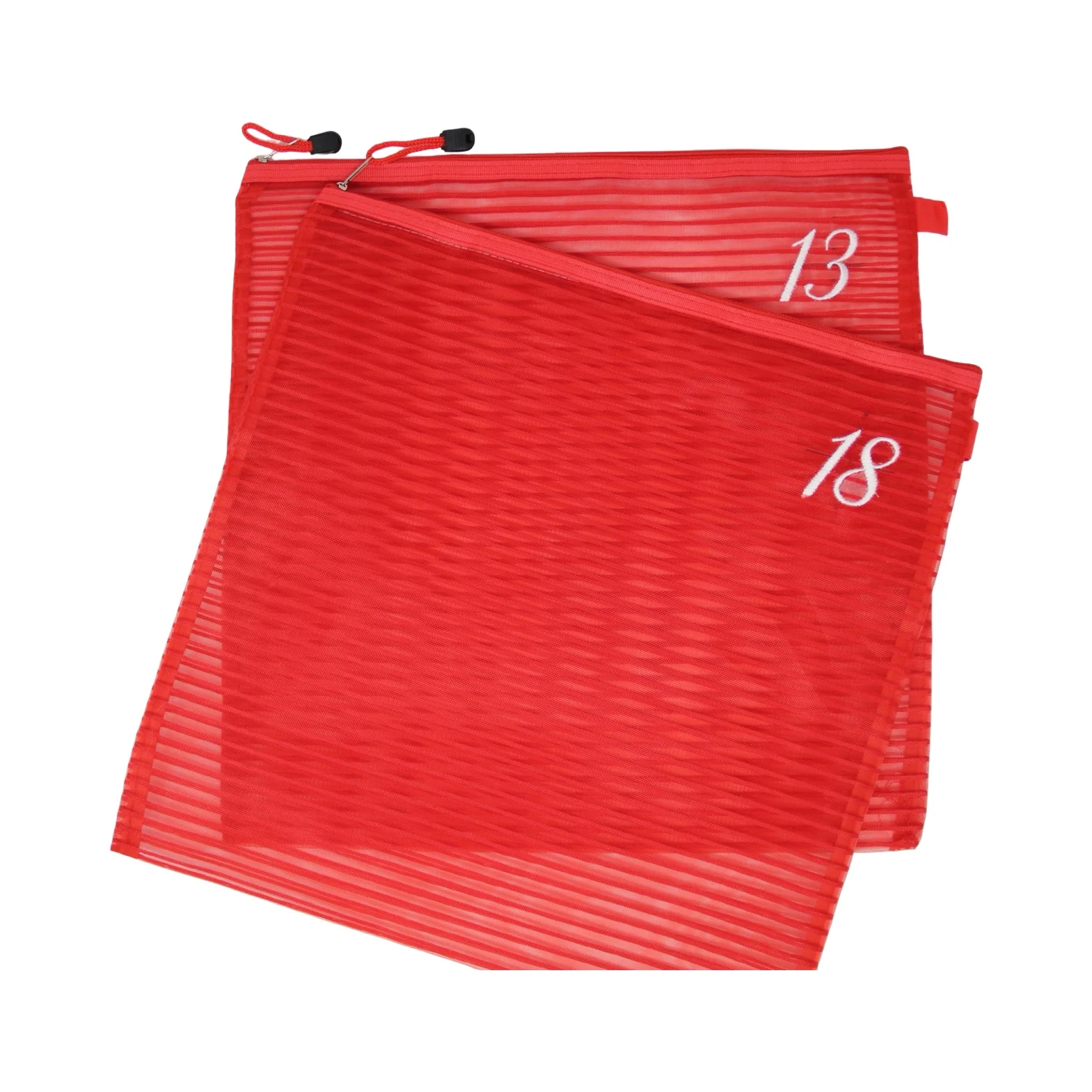 13 Mesh/18 Mesh Square Mesh Zipper Project Bag - Image 2