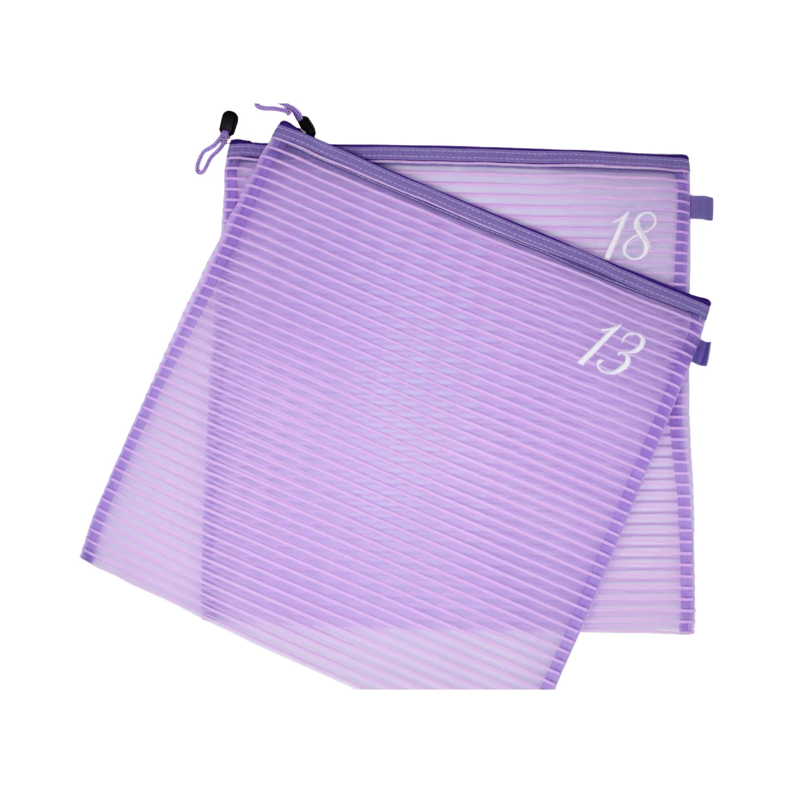 13 Mesh/18 Mesh Square Mesh Zipper Project Bag - Image 5