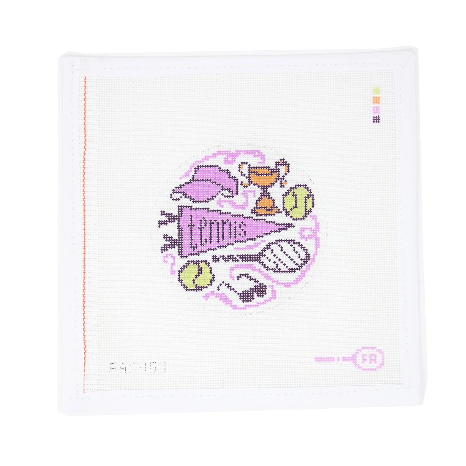 4" Tennis Toile Round
