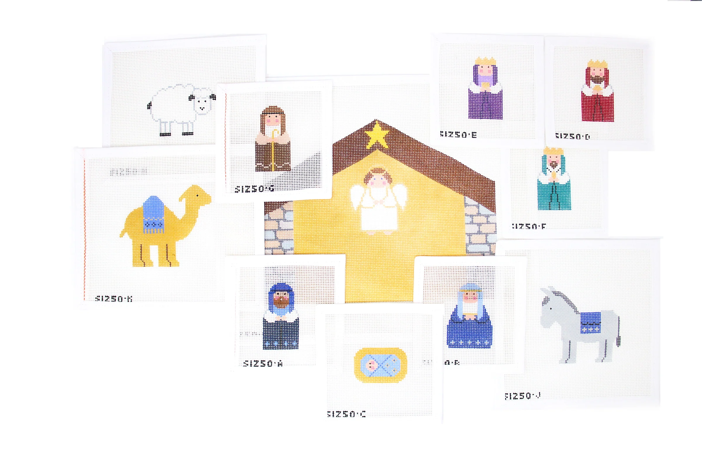 Georgette's Stitch Its Nativity Set