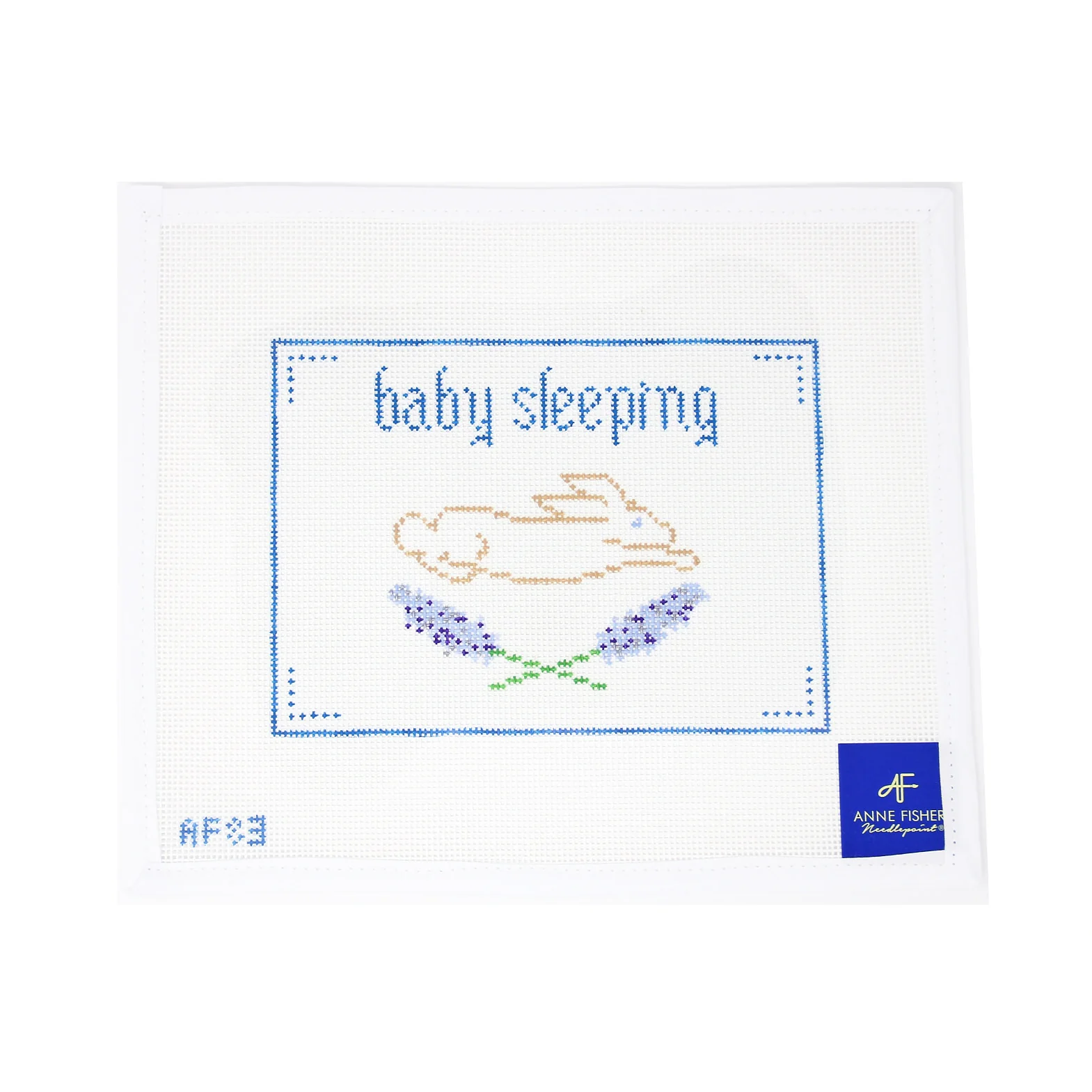 Baby Sleeping Blue