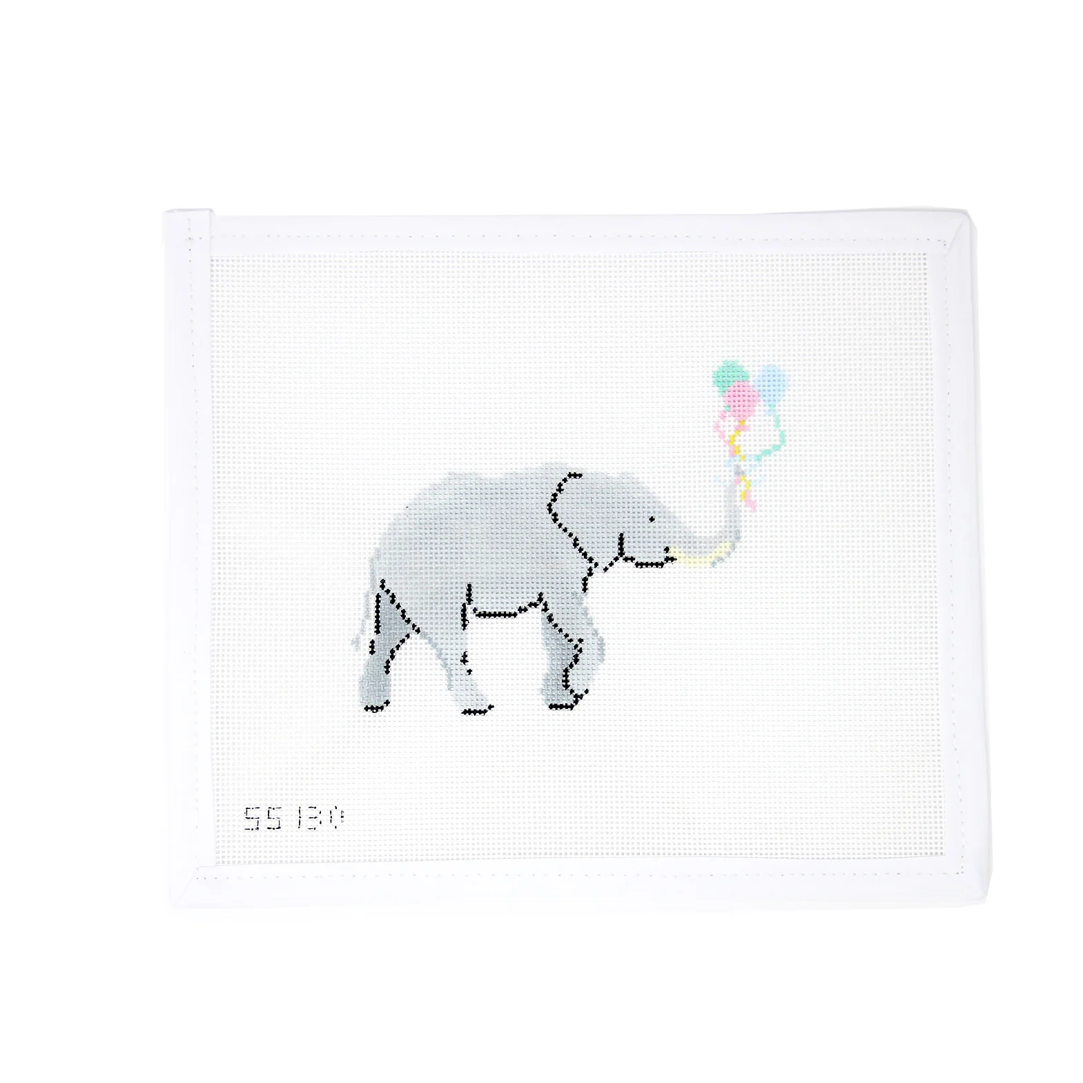 Baby Elephant with Balloons