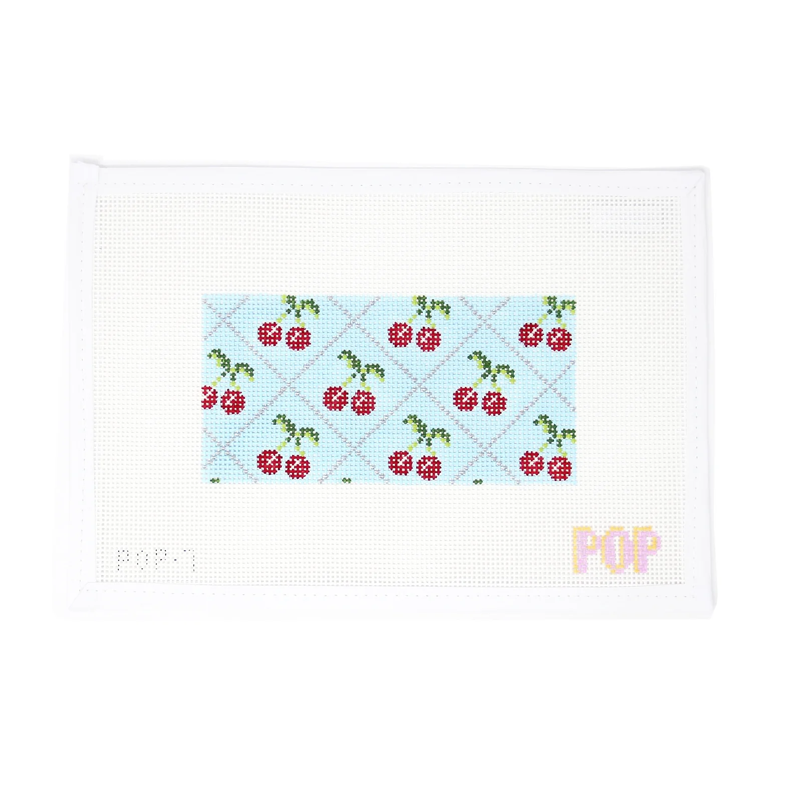 Blue Cherry Clutch