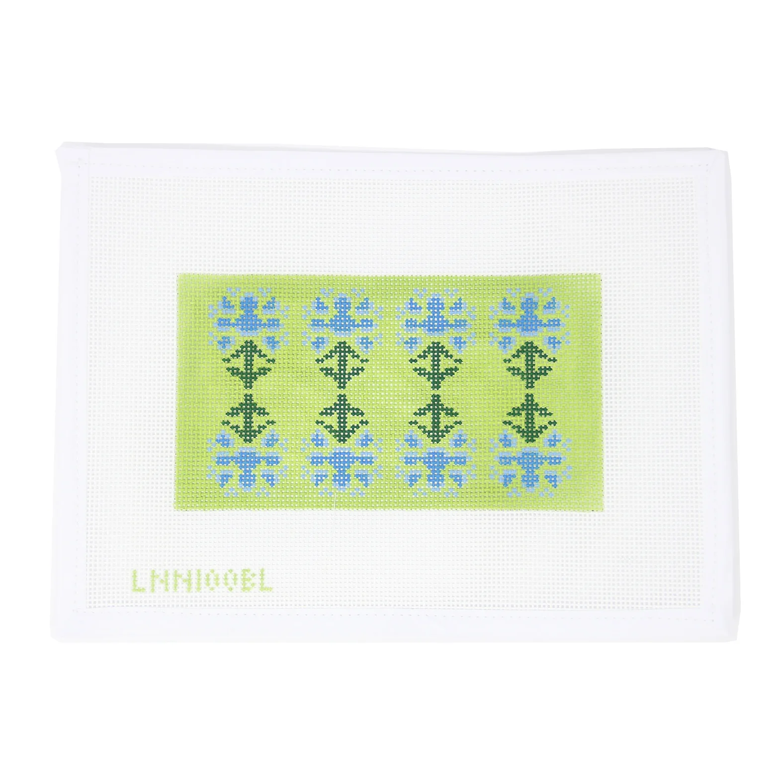 Blue / Lime Block Print Insert