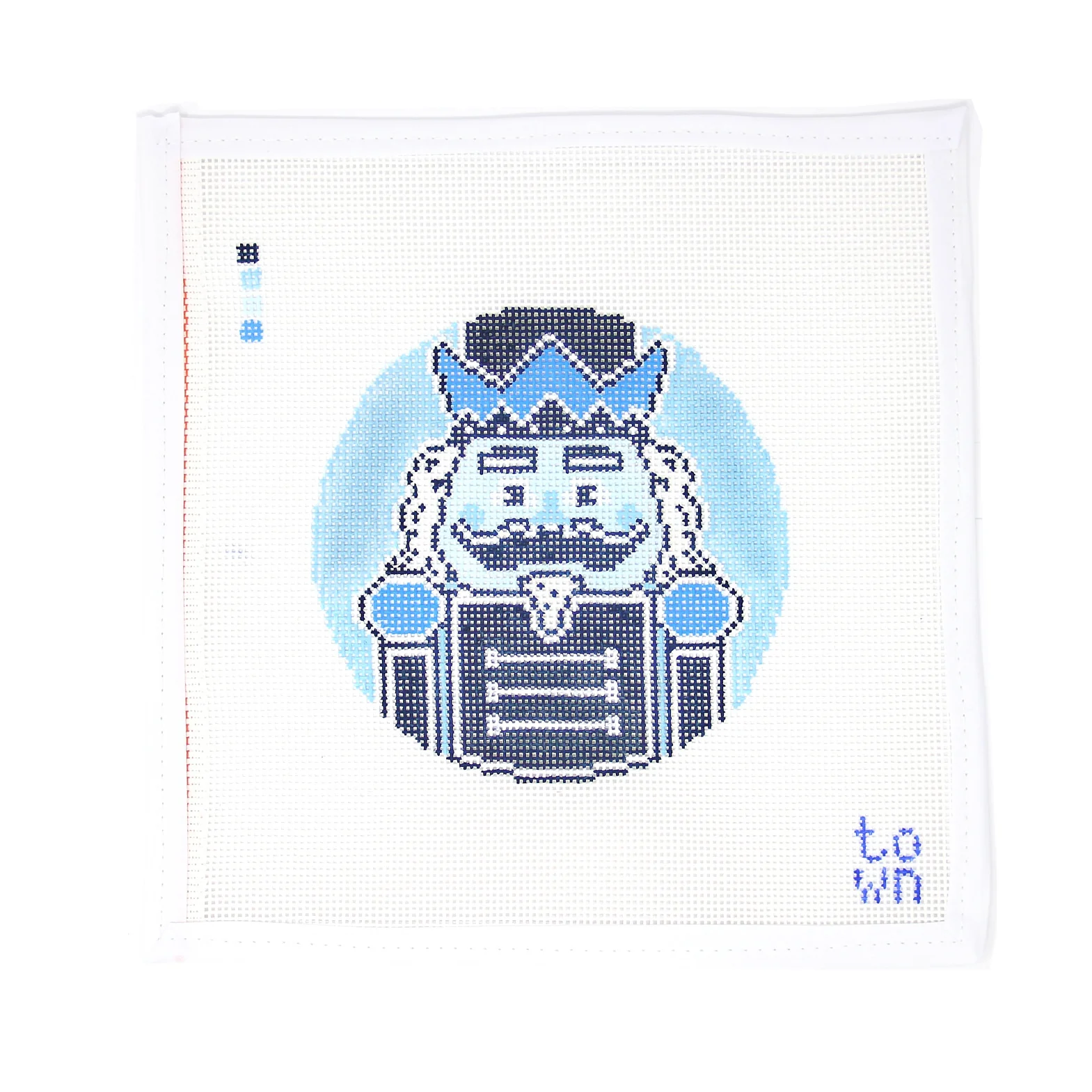 Blue Nutcracker Round