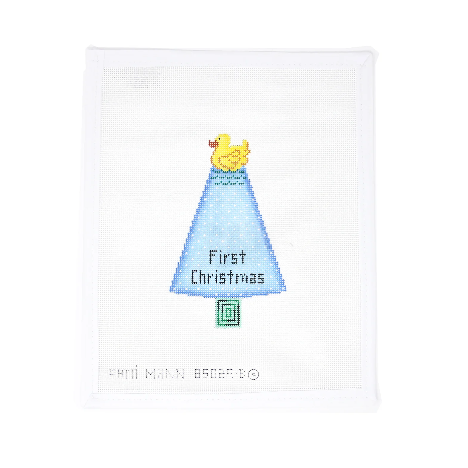 Blue Baby's First Christmas Tree
