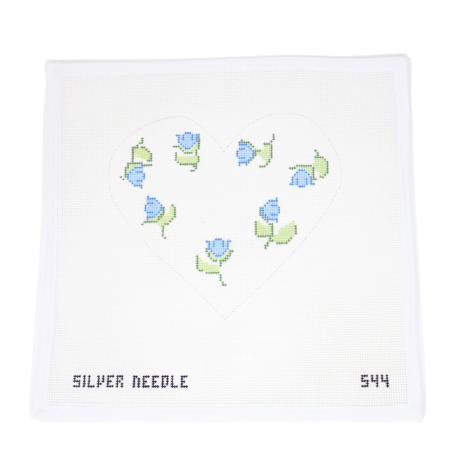 Bluebell Heart Pillow
