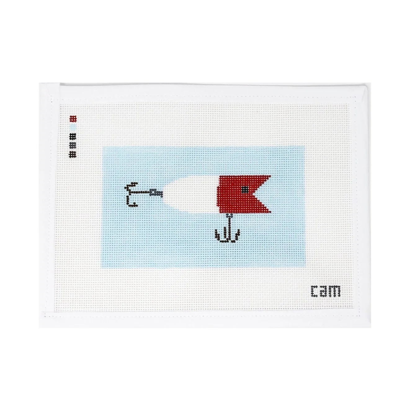 Fishing Lure Red & White