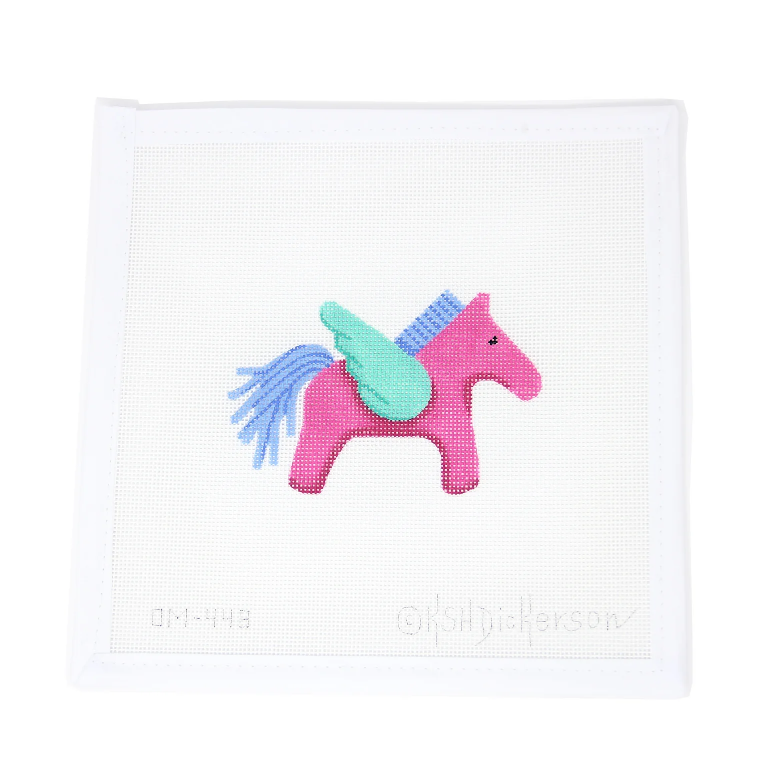 Fuchsia, Blue & Turquoise Pegasus