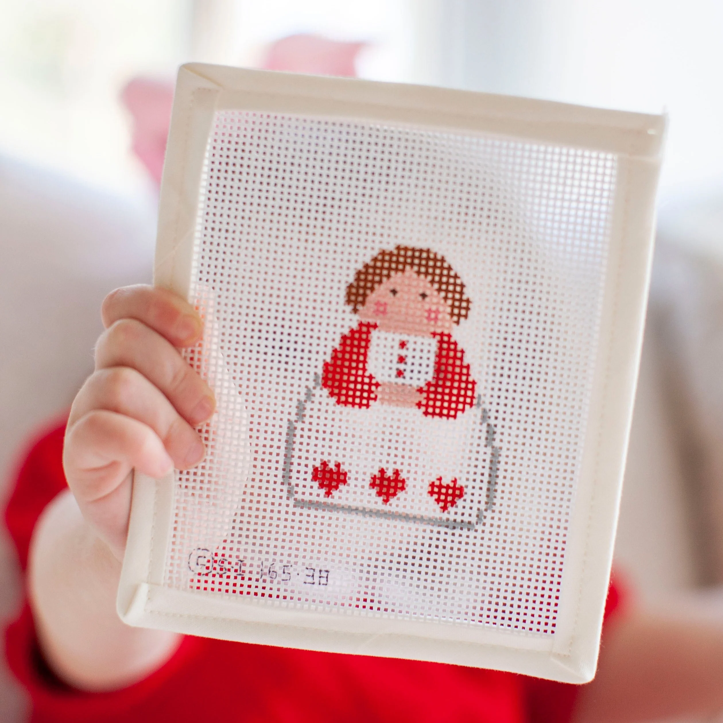 Georgette's Angels Valentine Red & White Girl - Image 2