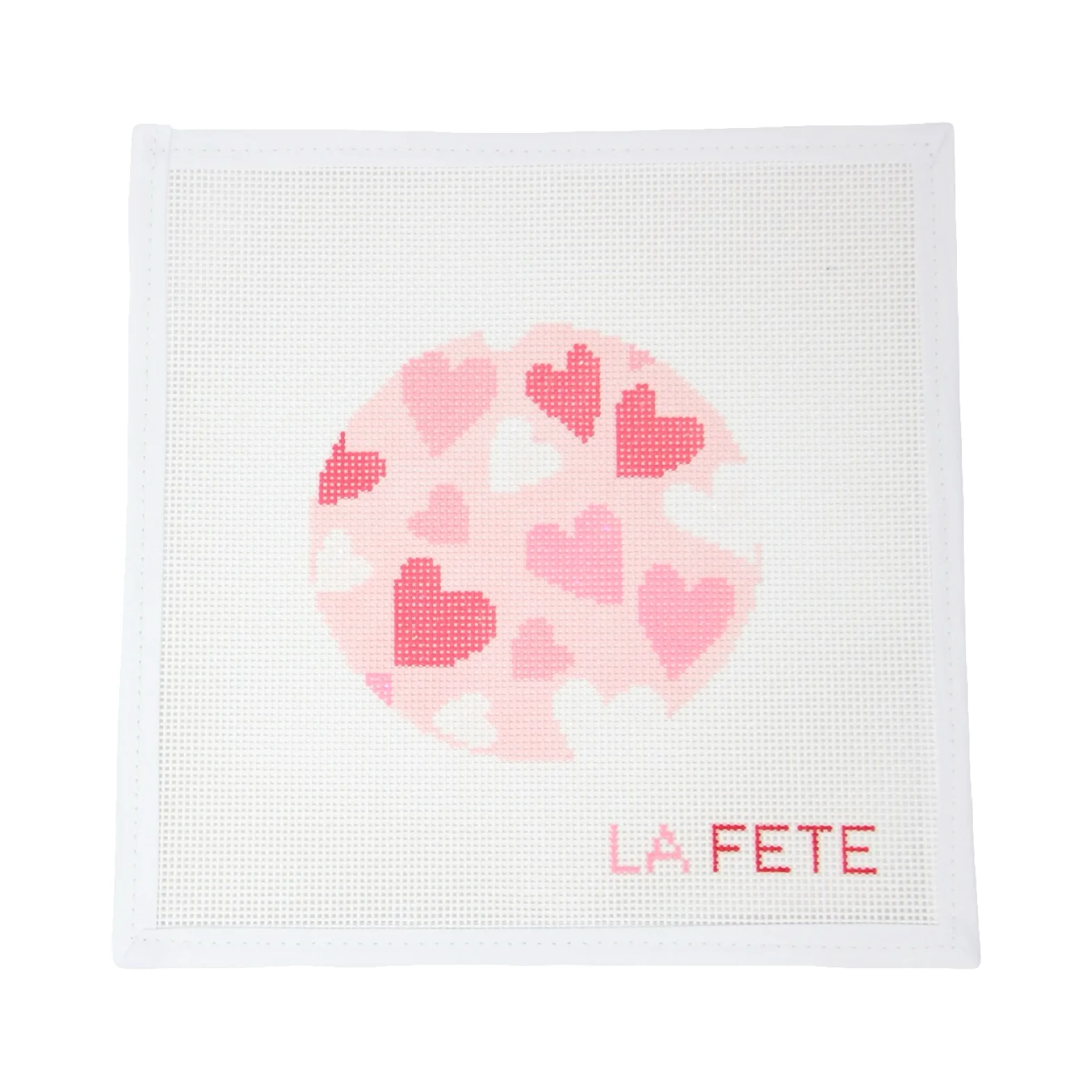 Heart Love Round With Glitter