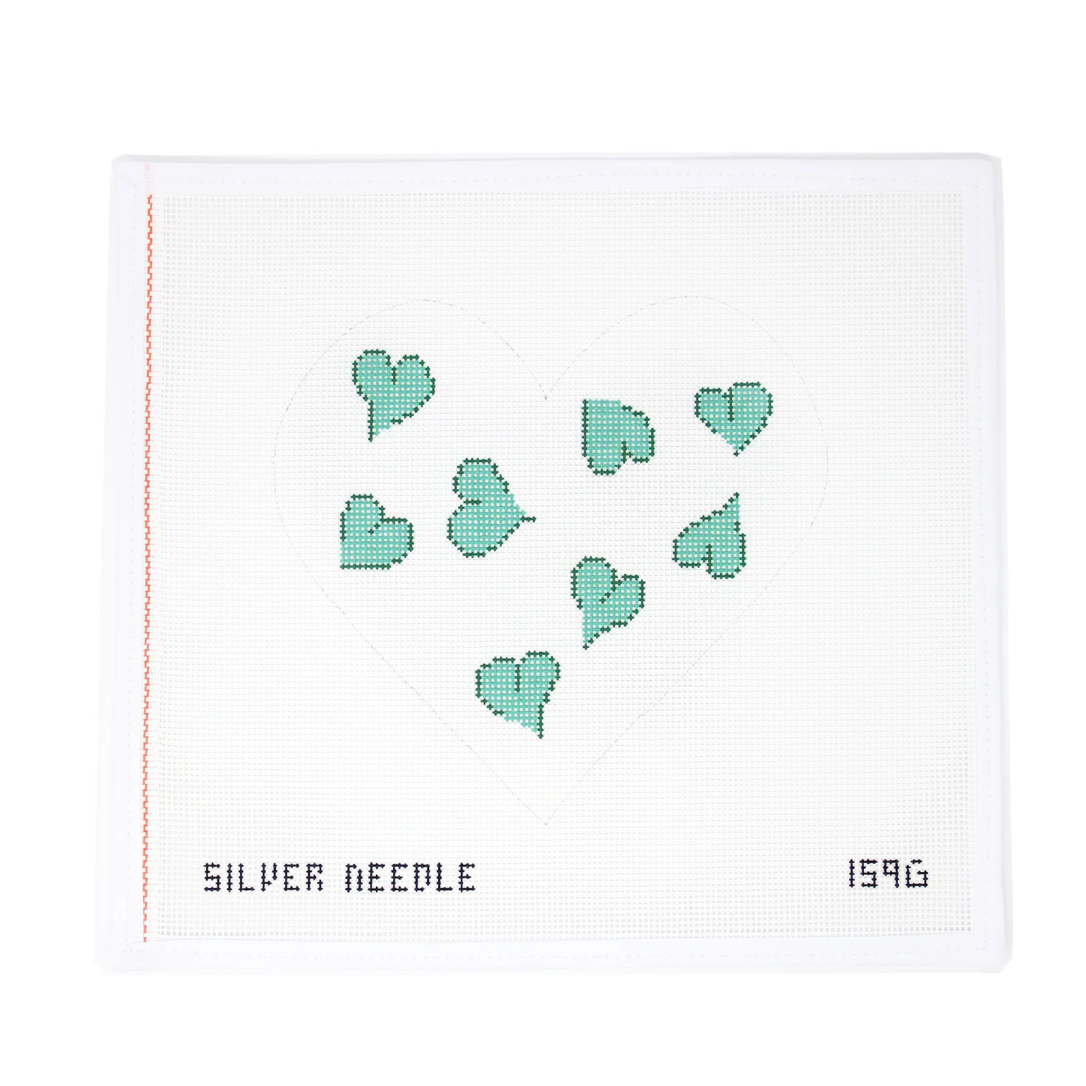 Heart Pillow in Green