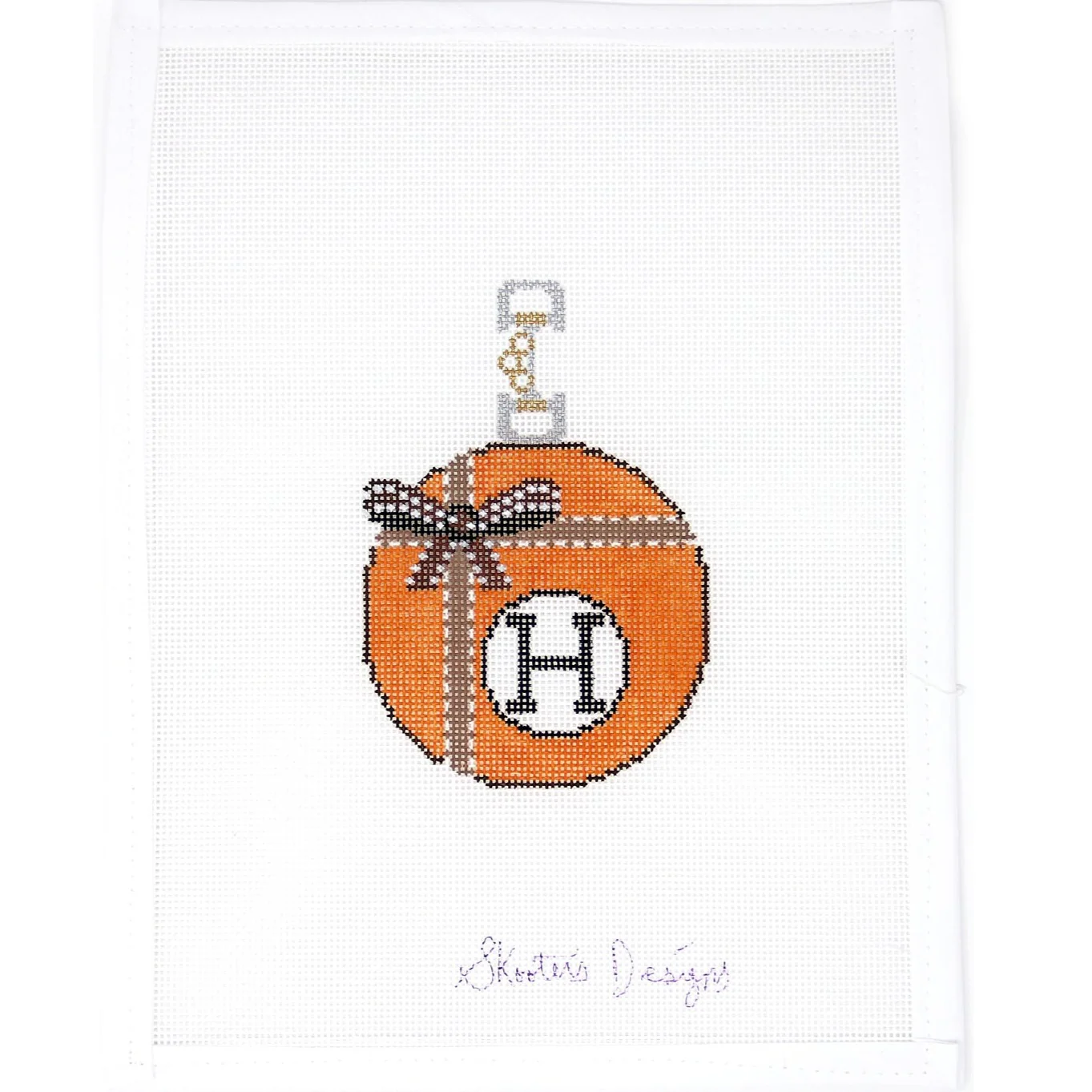 H Round Keychain
