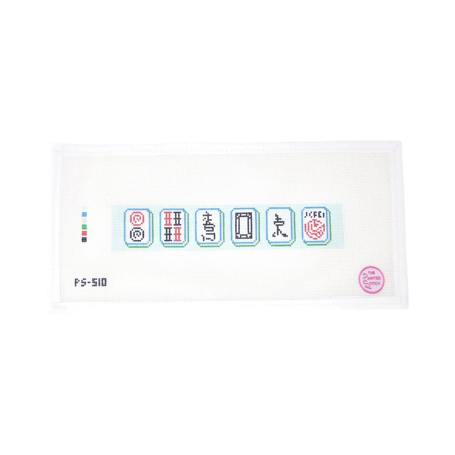 Jewel Mahjong Tiles Key Fob