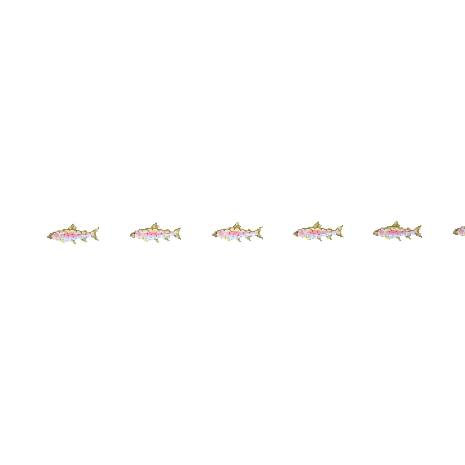 Large Rainbow Trout Hat Band