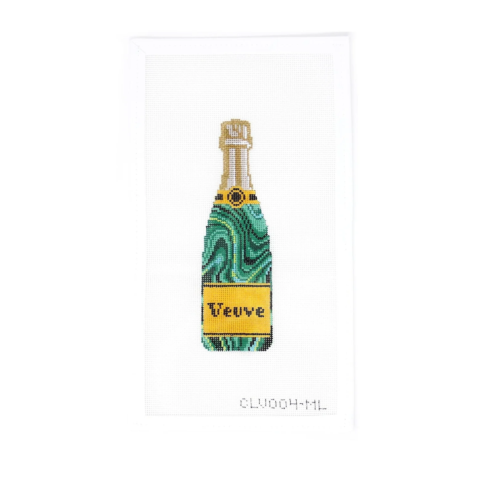 Malachite Champagne Bottle