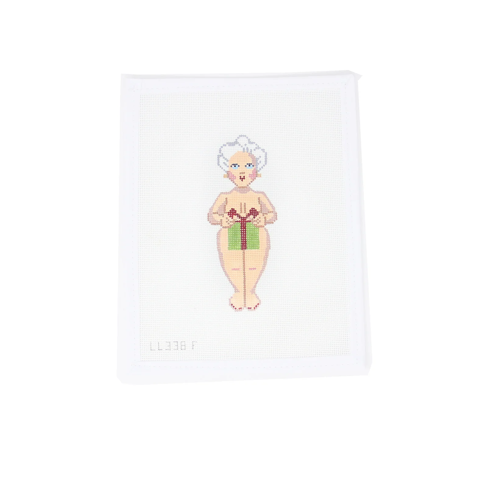 Naked Mrs. Claus with Present