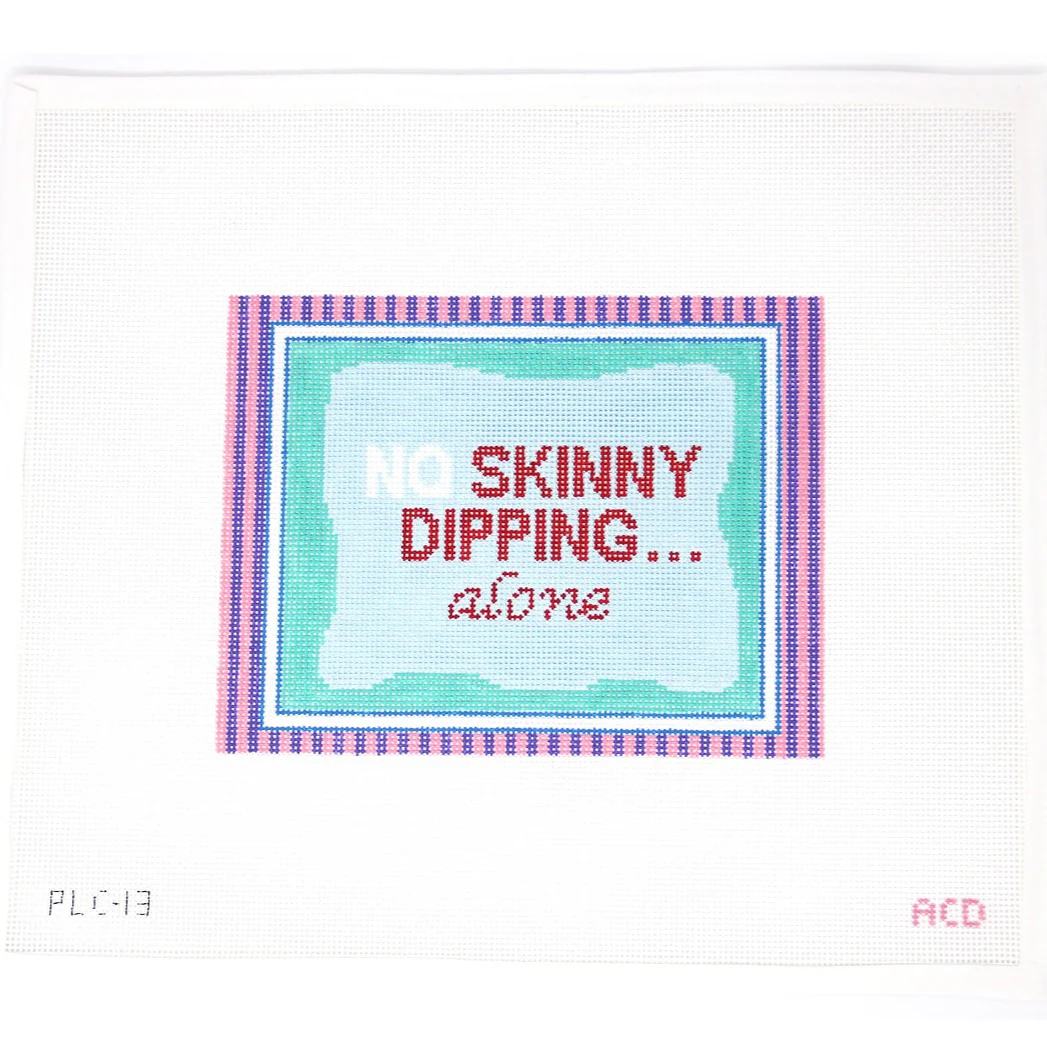 No Skinny Dipping....Alone