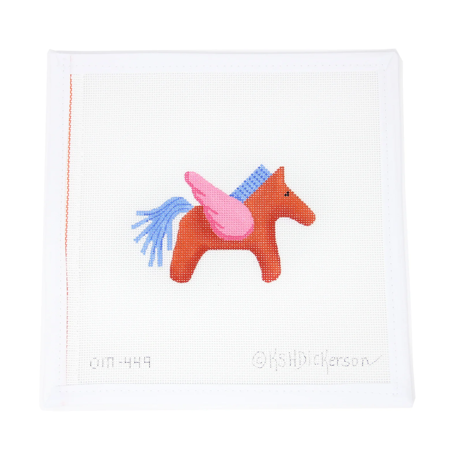 Orange, Blue & Pink Pegasus