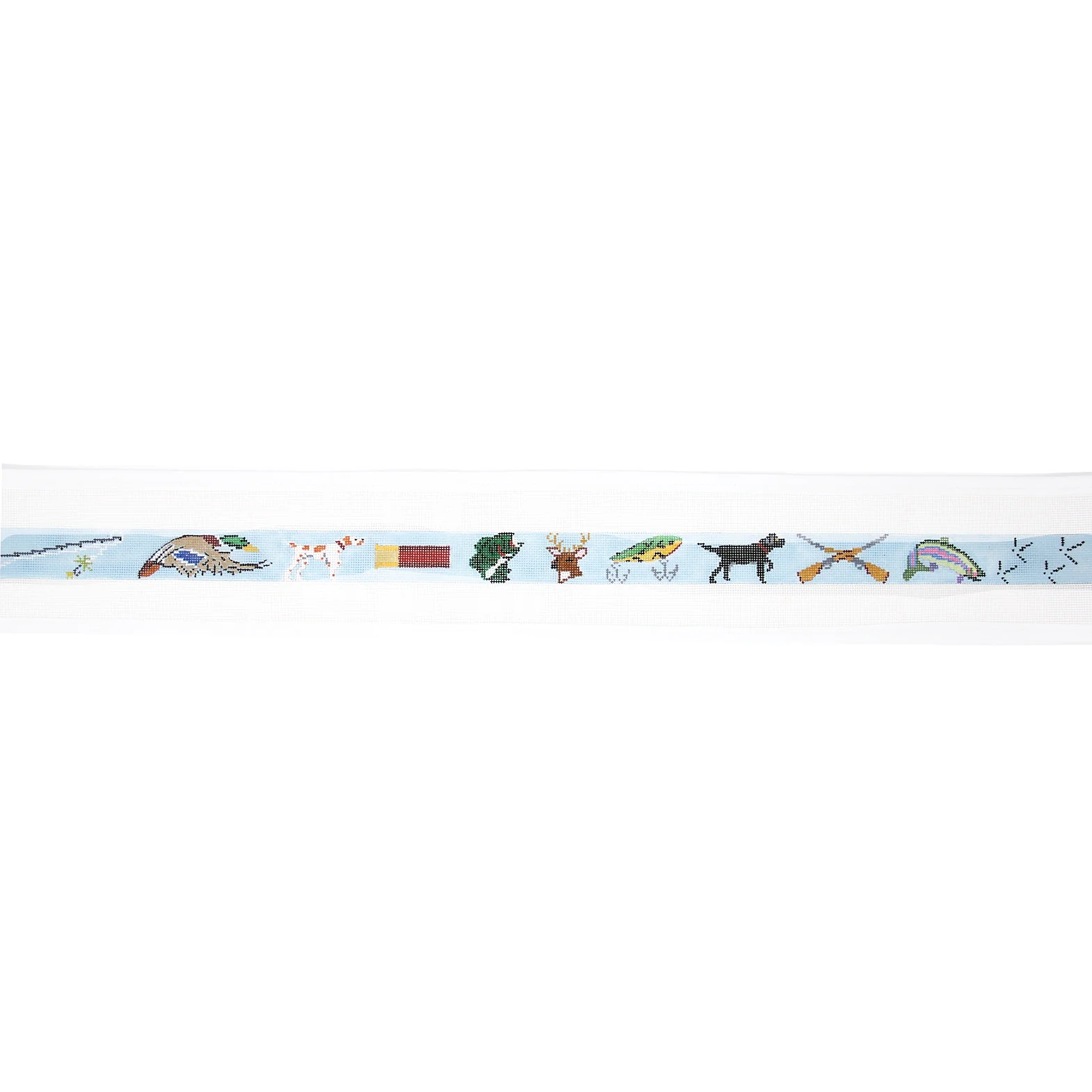 Pale Blue Hunting and Fishing Belt