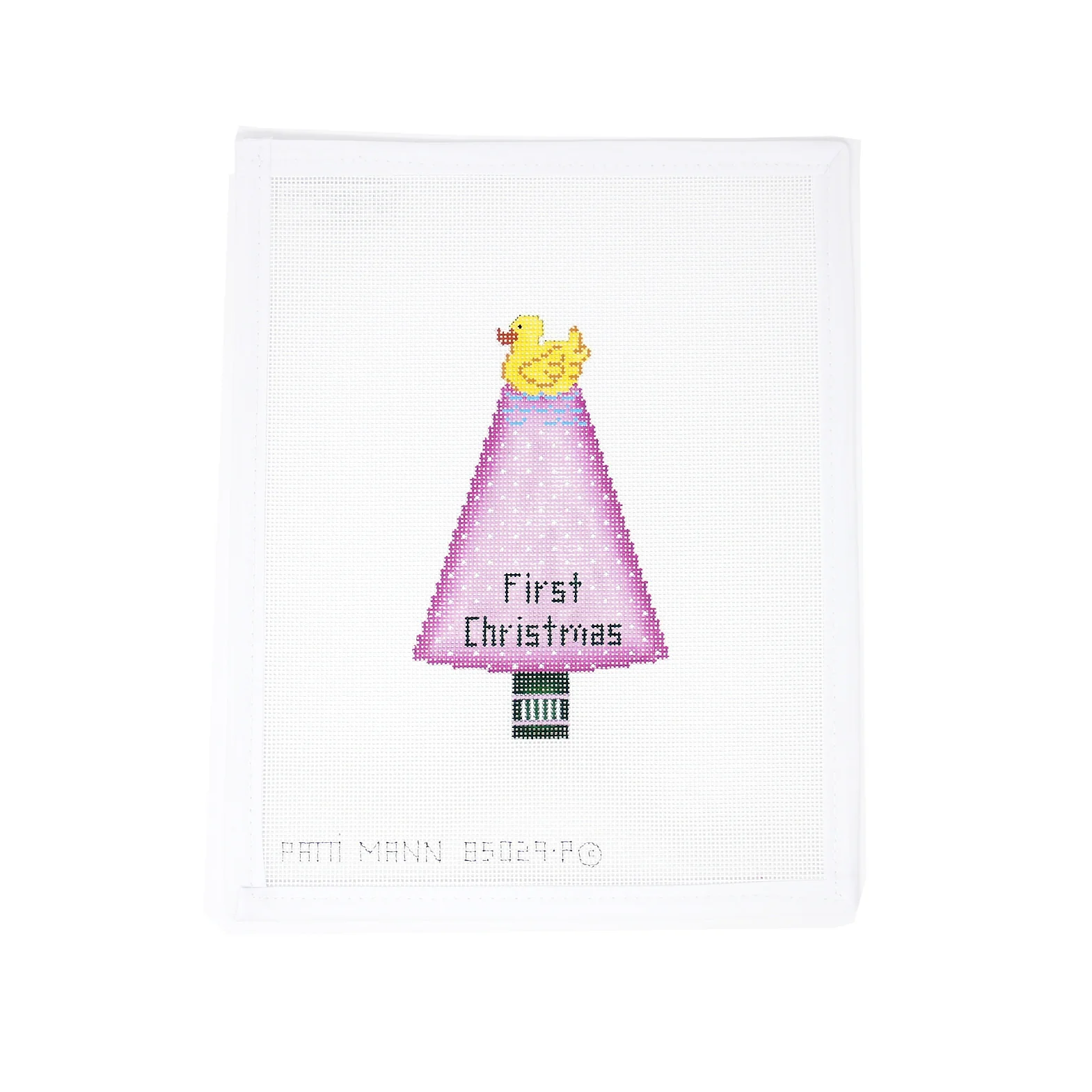 Pink Baby's First Christmas Tree