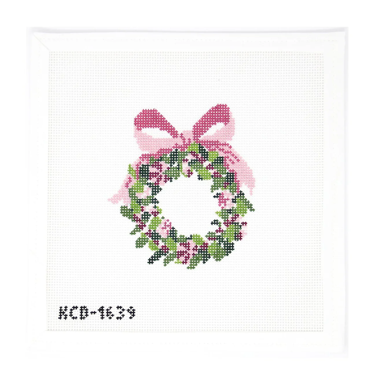 Pink Wreath with Candy Canvas