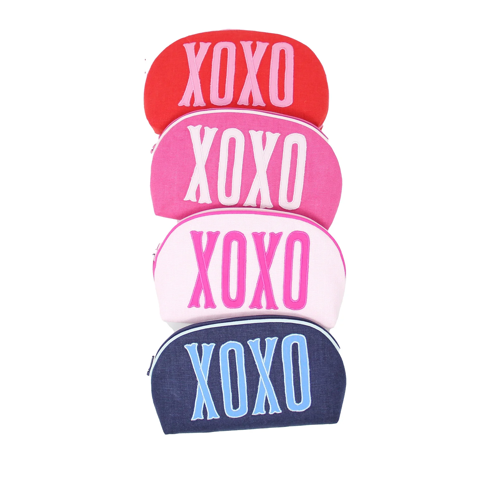 Small Round Top Pouch - XOXO