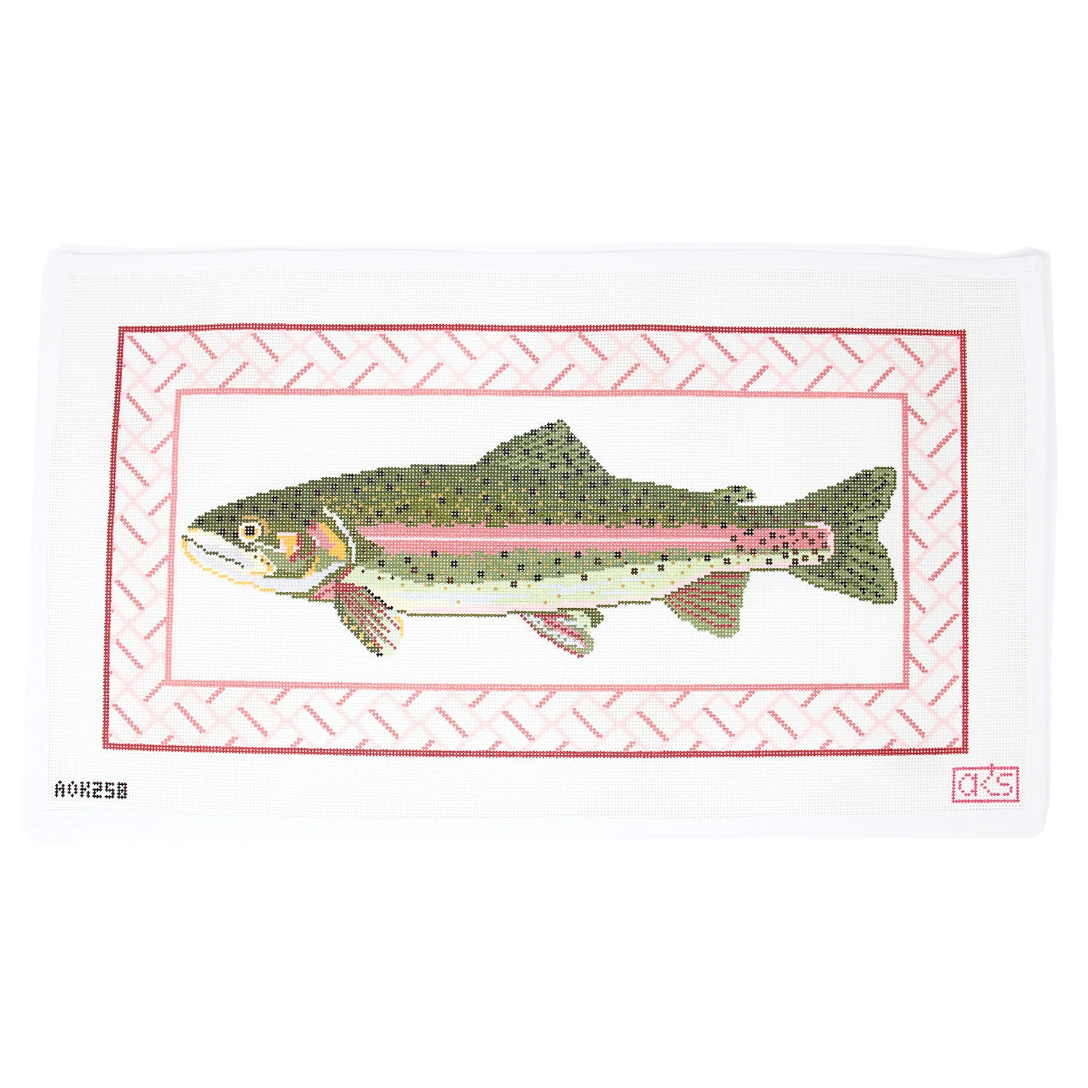 Rainbow Trout on Brick Pattern