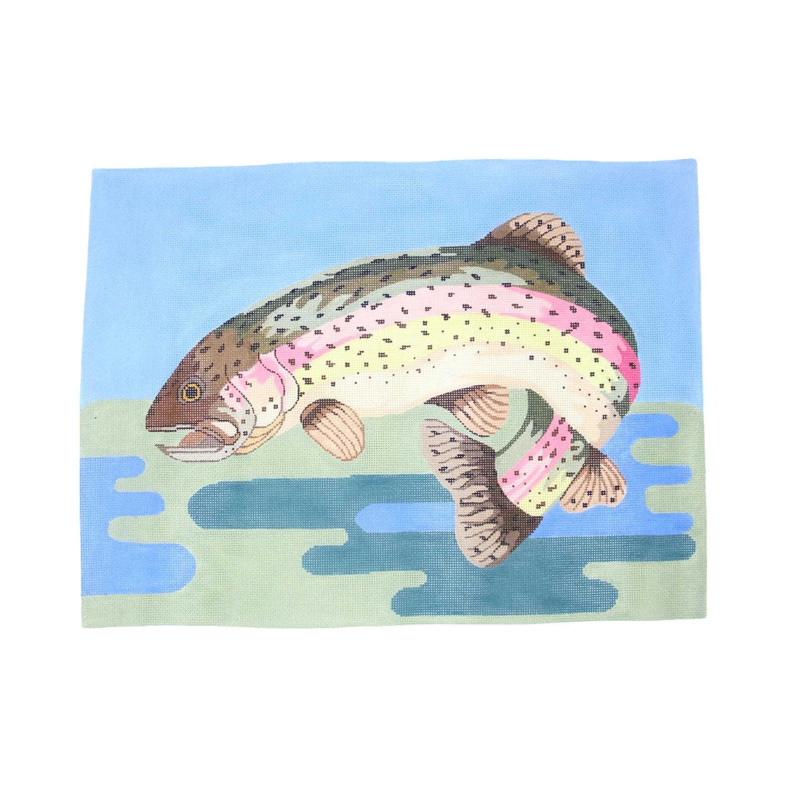 Leaping Trout Pillow