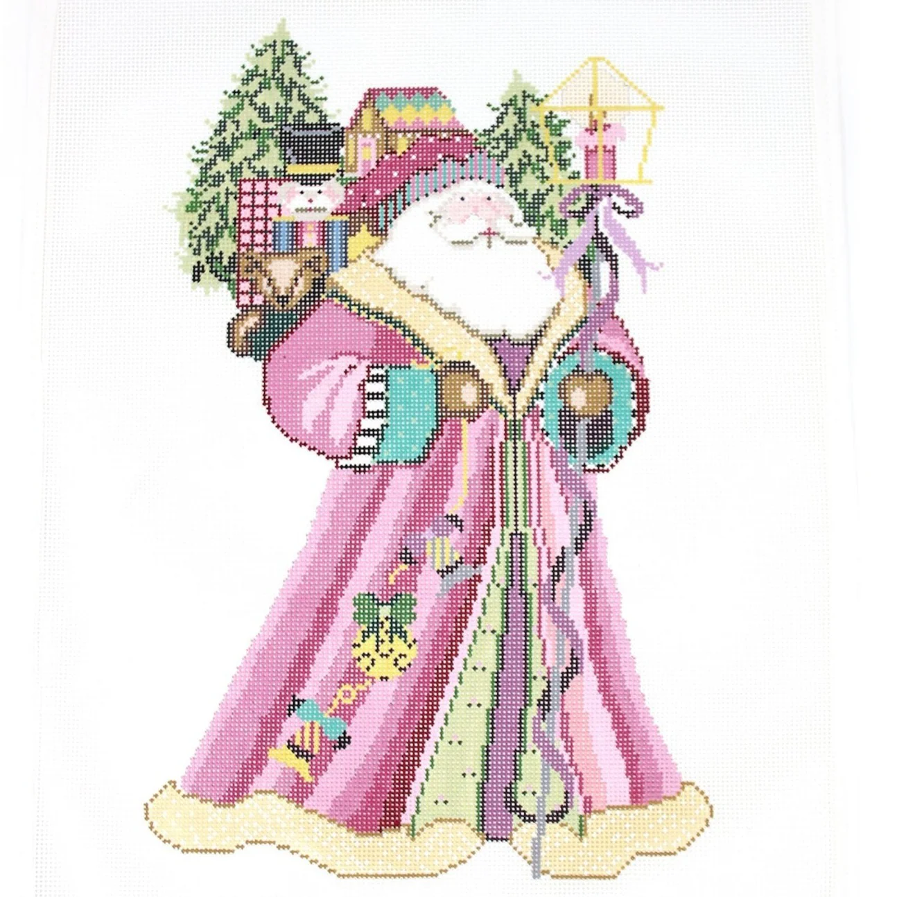 Santa Delivers In Pink