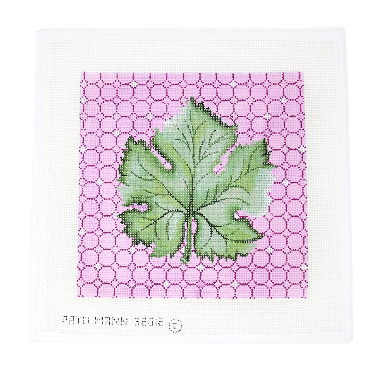 Single Leaf on Pink Ring