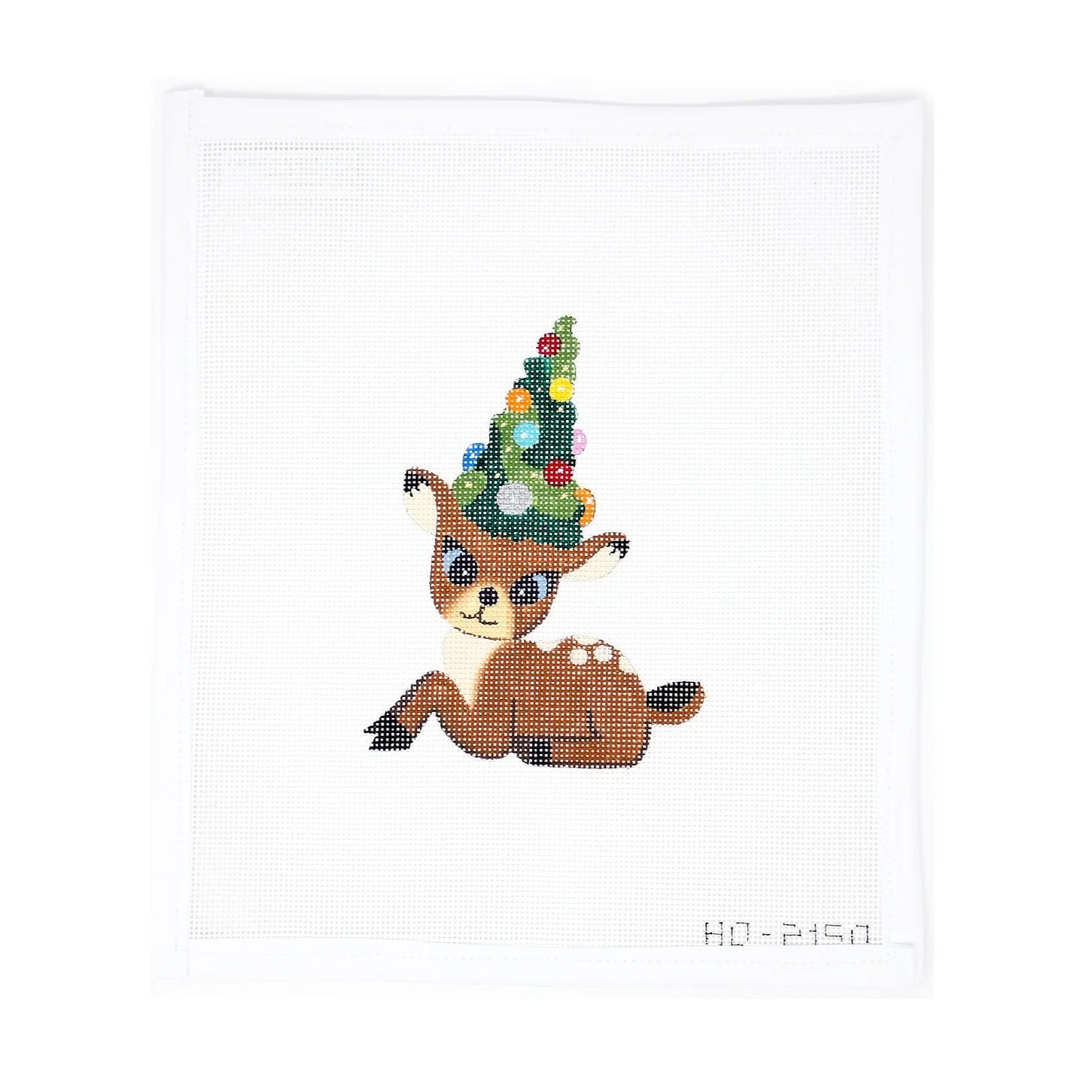 Sitting Reindeer with Tree