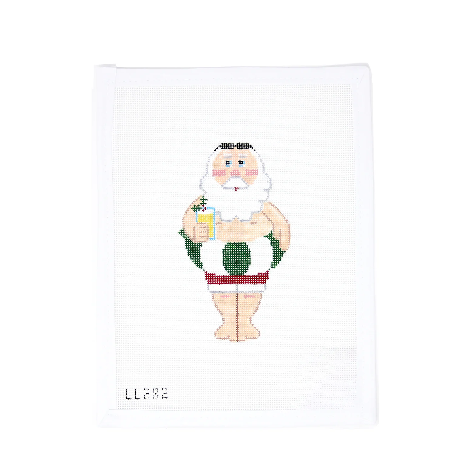 Swimming Santa