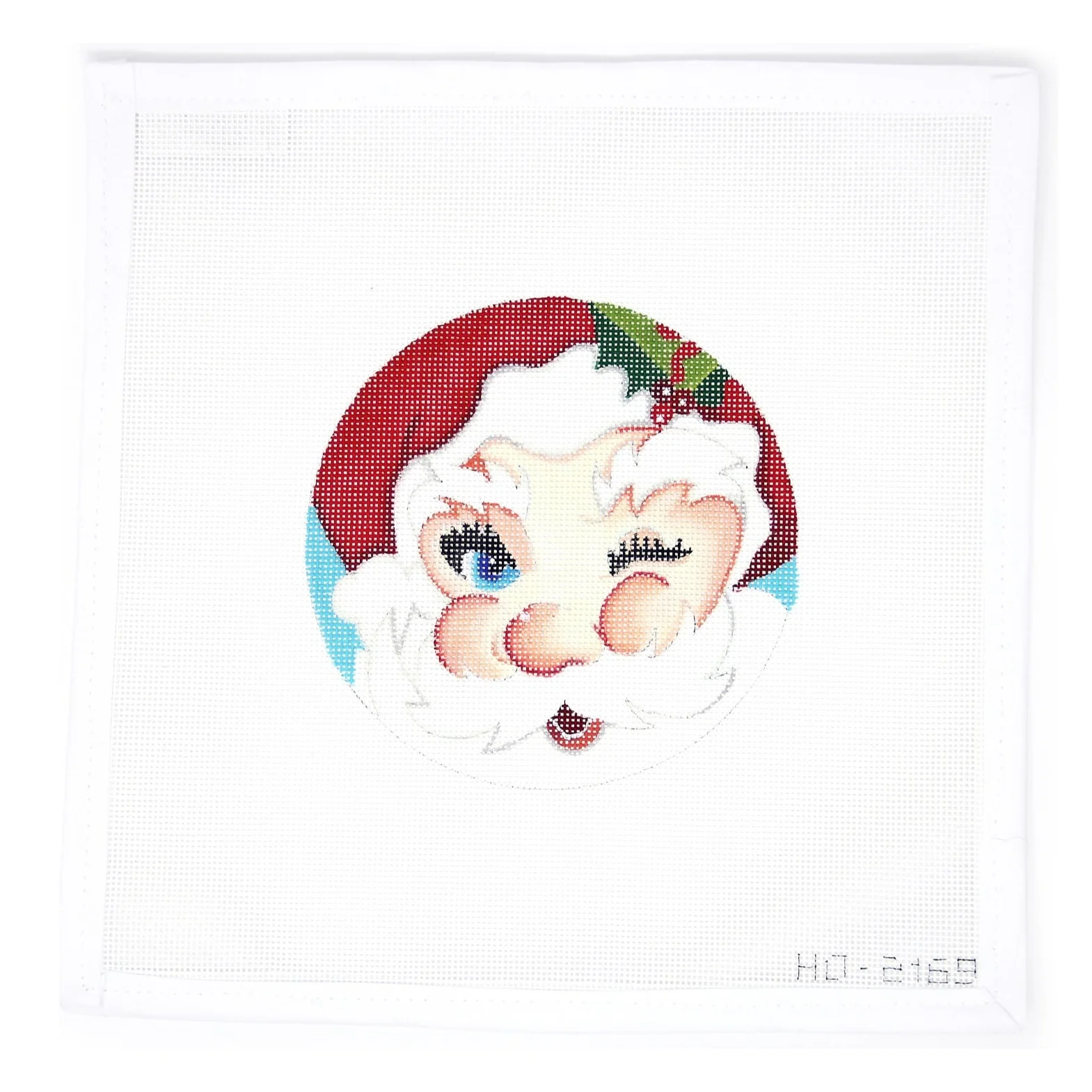Winking Santa Round