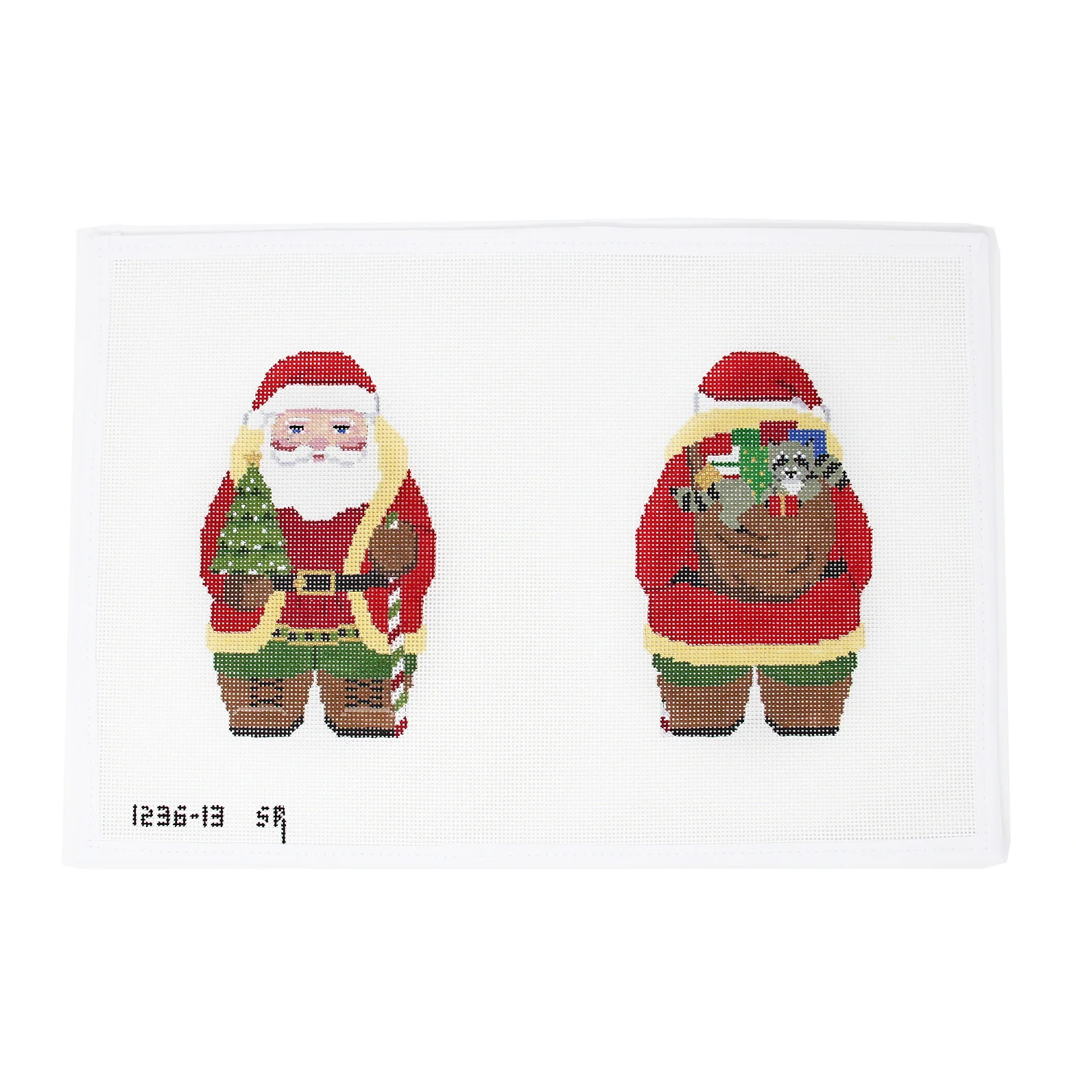 Two-Sided Woodsman Santa